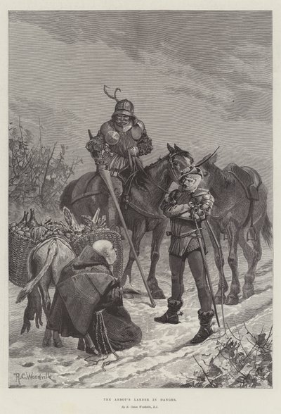 La Despensa del Abad en Peligro de Richard Caton Woodville junior